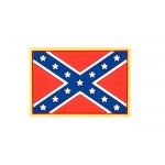 Шеврон Флаг Конфедерации ПВХ 5*8 цвет